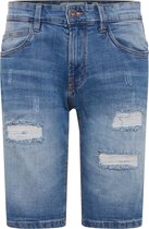Indicode Jeans jeans kaden holes Blauw Denim-S (31-32)