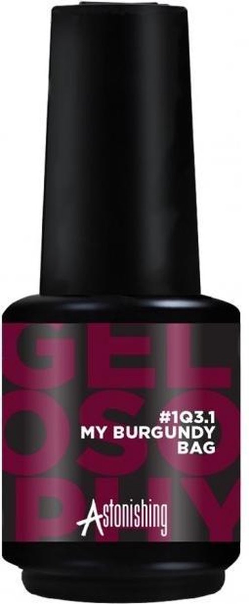 Astonishing Nails Nagellak Gelosophy #1Q3.1 My Burgundy Bag