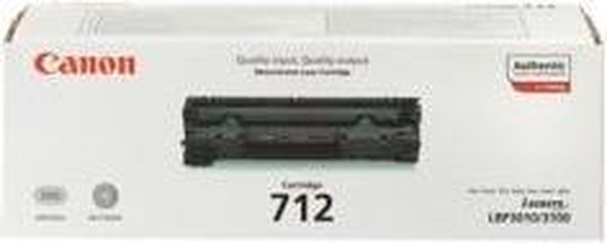 Canon CRG-712 - Tonercartridge / Zwart