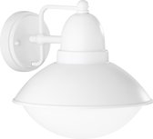 LED Tuinverlichting - Tuinlamp - Trion Amira - Wand - E27 Fitting - Mat Wit - Aluminium - BES LED