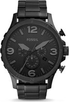 Bol.com Fossil Nate JR1401 Herenhorloge 50 mm - Zwart aanbieding