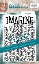 COOSA Crafts Clear stamp - #14 achtergRond Imagine