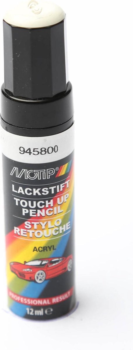Motip 945800 - Auto lakstift - Wit - 12 ml