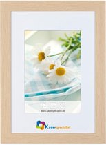 Vlakke Houten Wissellijst - Fotolijst - 60x70 cm - Ontspiegeld Kunstglas - Natuur - 25 mm