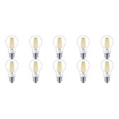 PHILIPS - LED Lamp 10 Pack - SceneSwitch Filament 827 A60 - E27 Fitting - Dimbaar - 1.6W-7.5W - Warm Wit 2200K-2700K | Vervangt 16W-60W - BES LED