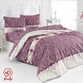 Moonstar Tweepersoons Dekbedovertrek - 220x200 cm + 2x 60x70 cm Kussenslopen  - Purple Luxury