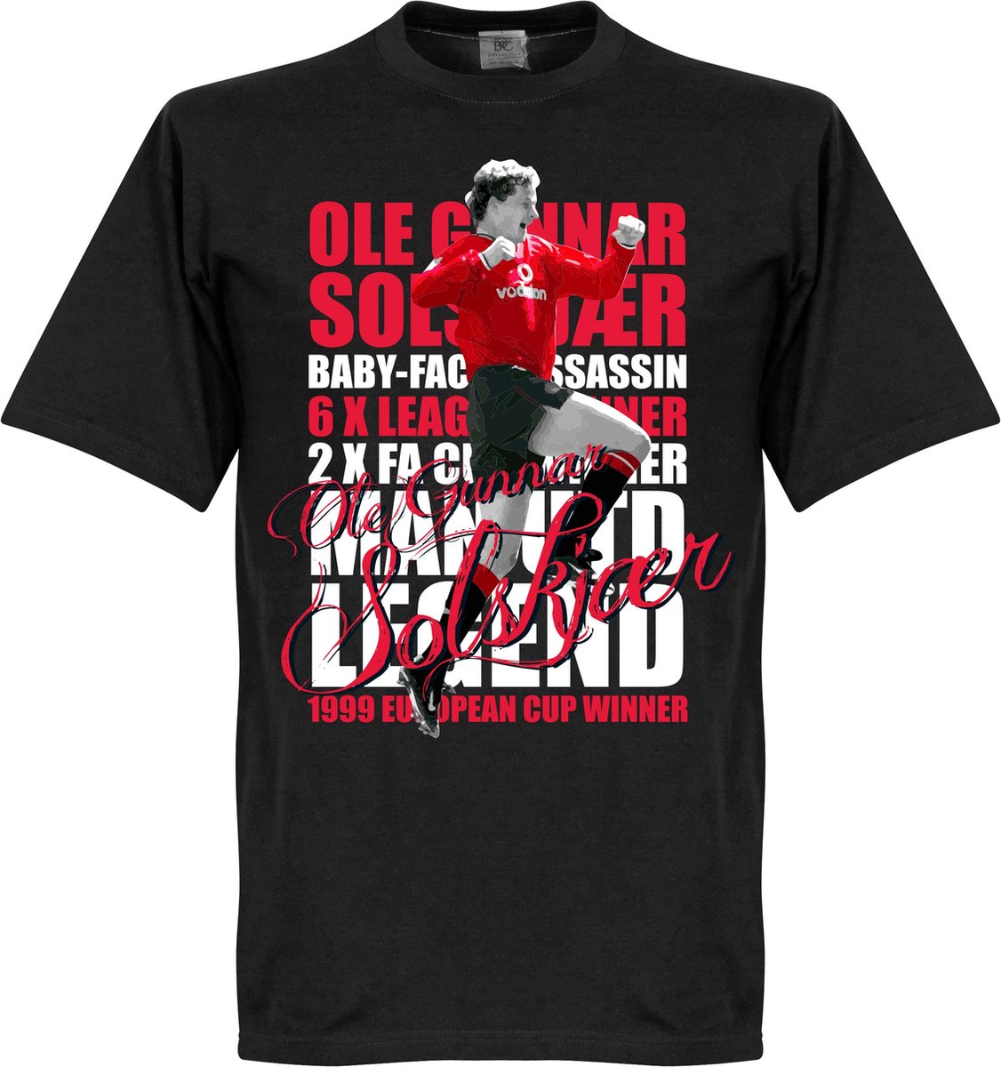 Solskjaer Legend T-Shirt - Zwart - M