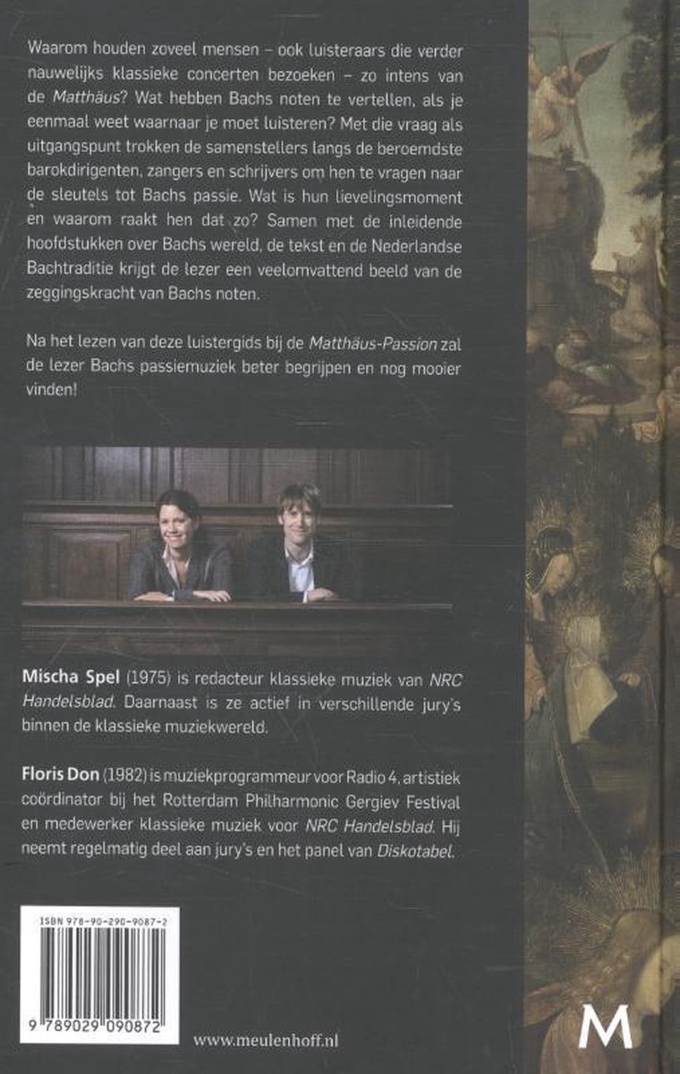De Matthäus-Passion - back cover