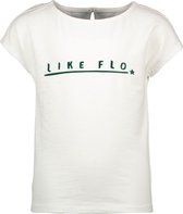 Like Flo Meisjes t-shirts & polos Like Flo Flo girls slub jersey tee LIKE FLO wit 116
