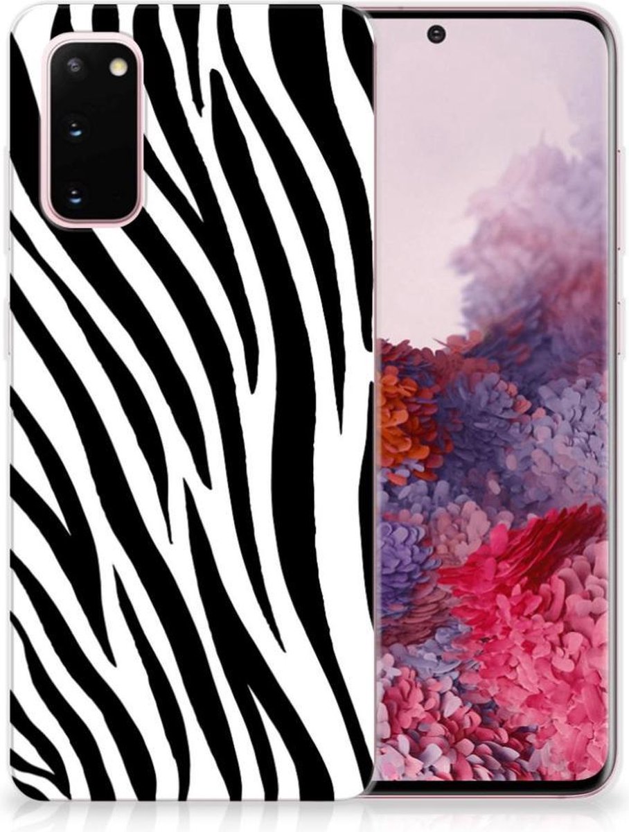 Samsung Galaxy S20 TPU Hoesje Zebra