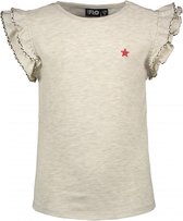Like Flo Meisjes t-shirts & polos Like Flo Flo girls ss ruffle tee ecru 110