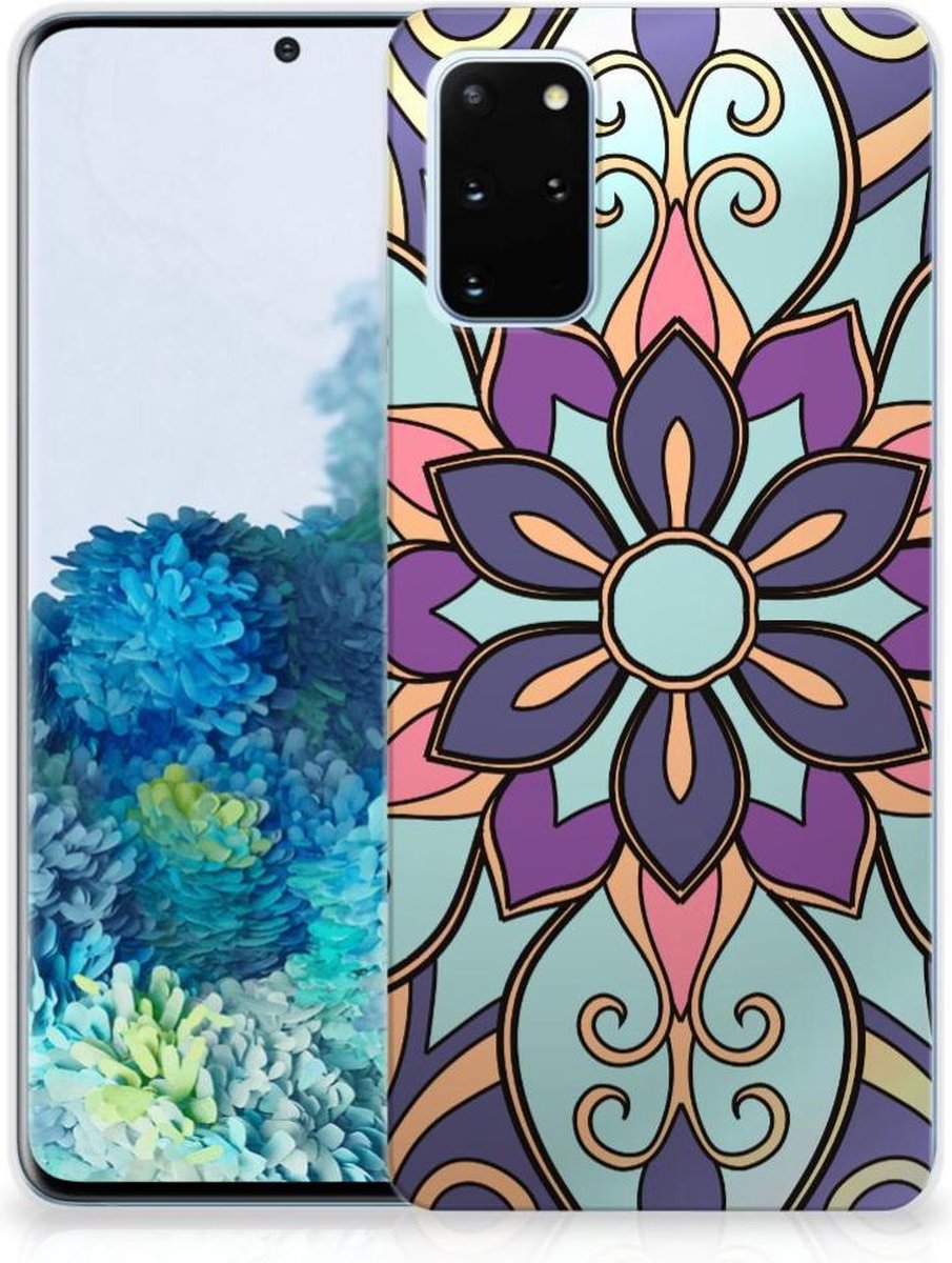 Samsung Galaxy S20 Plus TPU Case Purple Flower
