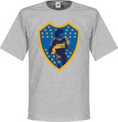 Maradona Boca Juniors Logo T-Shirt - L