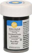 Wilton Eetbare Blauwe Voedselkleurstof Royal Blauw - Icing Color 28g
