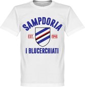 Sampdoria Established T-Shirt - Wit - L