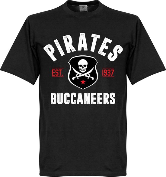 Pirates Established T-Shirt - Zwart - XXXXL