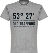 Manchester United Old Trafford Coördinaten T-Shirt - Grijs - XXXXL