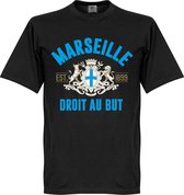 Olympique Marseille Established T-Shirt - Zwart  - XXXXL