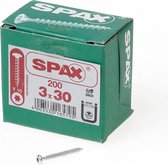 Spax Spaanplaat CK Verzinkt Torx 3.0 x 30 - 200 stuks