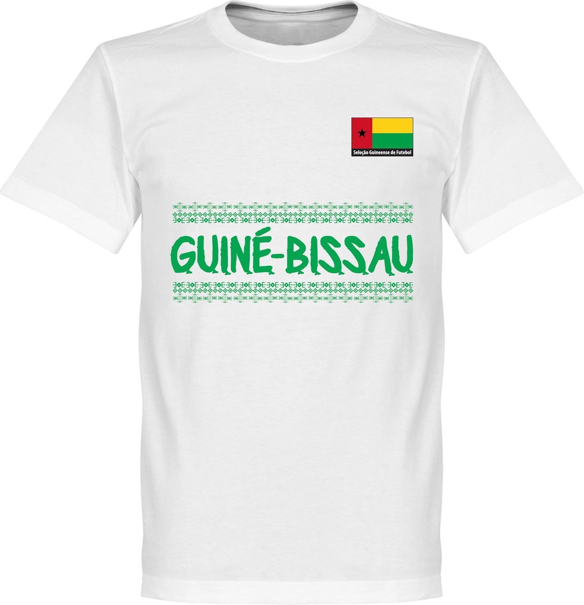 1159x1200.jpg Guinea-Bissau Team T-Shirt - Wit - M - Afbeelding 1