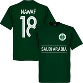 Saudi Arabië Nawaf 18 Team T-Shirt - Groen - S