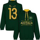 Australië Mooy 13 Team Hooded Sweater - Groen - M