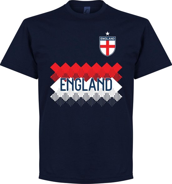 Engeland Team T-Shirt - Navy - L