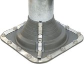 Combi EPDM dakdoorvoer ø 175-330mm 0-40° tot 135°C incl. clips grijs