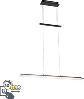 Honsel cavolo - Hanglamp - 1 lichts - L 88 cm - Zwart