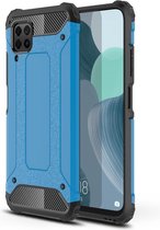 Armor Hybrid Back Cover - Huawei P40 Lite Hoesje - Lichtblauw