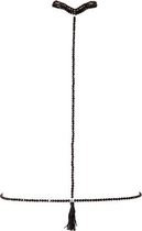 Cottelli Collection - Halsband met ketting - Zwart