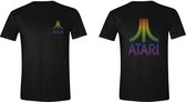 Atari - Neon Stripes Back & Front Men T-Shirt - Black - XL