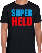 Super held cadeau t-shirt zwart heren - Fun tekst /  Verjaardag cadeau / kado t-shirt S