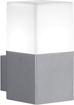 LED Tuinverlichting - Tuinlamp - Trion Hudsy - Wand - 4W - Warm Wit 3000K - Vierkant - Mat Titaan - Aluminium - BES LED