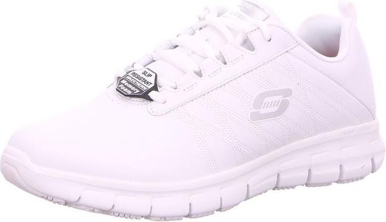 Skechers Work Sure Track Erath sneakers wit - Maat 40 | Bestel nu!