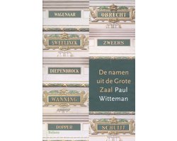 Omslag van De namen uit de grote zaal