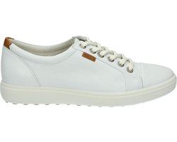 Ecco Soft 7 dames sneaker - Wit - Maat 35