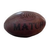 Vintage rugbybal - Retro style - Donker bruin - Maat 5