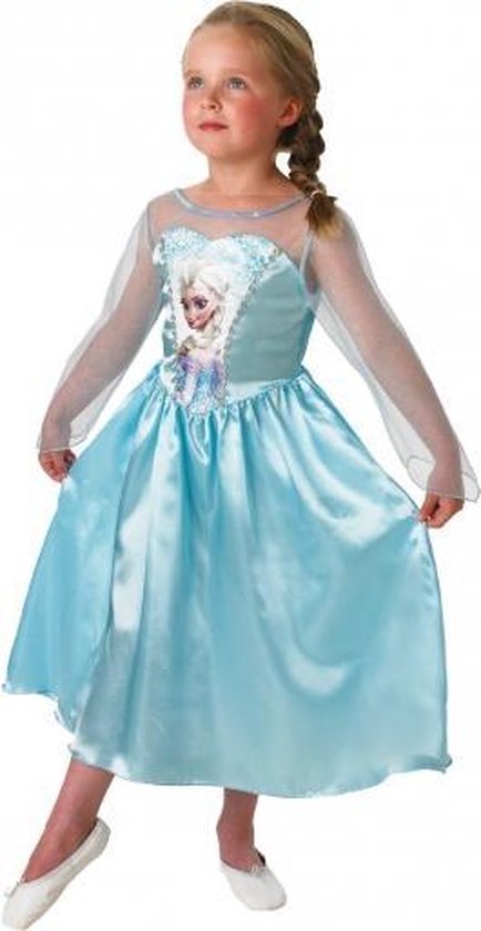 afgunst Nuchter wat betreft Elsa Frozen kostuum voor kinderen L (7-8 jaar) | bol.com