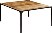 Eettafel 140x140x76 cm massief mangohout