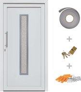 Voordeur 98x208 cm wit