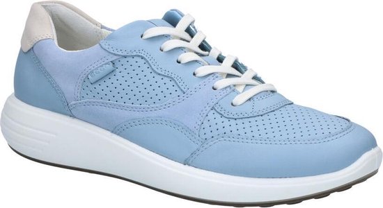 ECCO Soft 7 Runner Dames Sneaker - Blauw - Maat 37 | bol.com