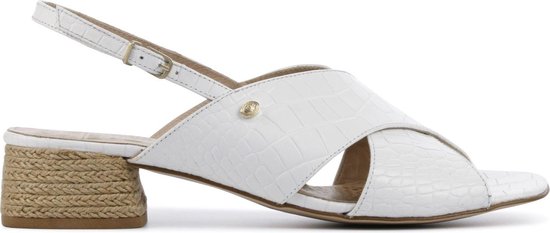 Fred de la Bretoniere Dames Sandalen - Wit - Maat 37 | bol.com