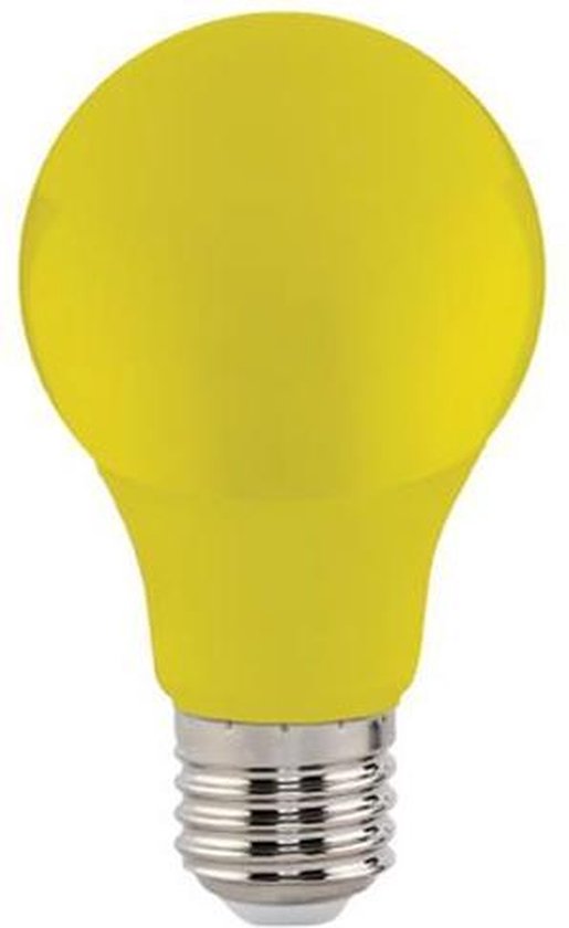 Verval Roestig Trouwens LED Lamp - Specta - Geel Gekleurd - E27 Fitting - 3W | bol.com