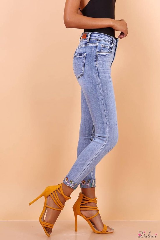 zin titel behalve voor Broek Toxik3 met normale taille gebloemde omslag jeans light SS20 40 |  bol.com