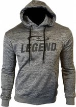 Legend Trendy hoodie  grijs Maat: XXXXS