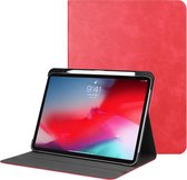 Apple iPad Pro 11 (2018) hoes - PU Leer Folio Book Case - Rood