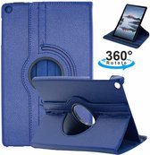 Samsung Galaxy Tab S5e hoes - Draaibare Book Case - Donker Blauw