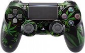 PS4, Wireless Dualshock 4 Controller V2 - Wiet Cannabis Custom