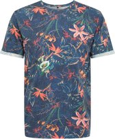 Key Largo shirt mt jungles Donkerblauw-M